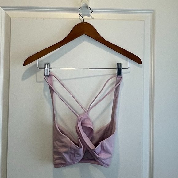 PINK FREE TO BE SPORTS BRA SIZE 12 LADIES LULULEMON - Picture 2 of 2